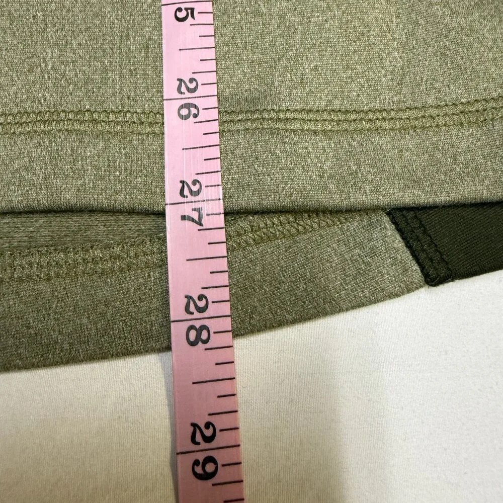 The North‎ Face Tech 1/4 Zip Fleece Men’s Medium Olive Green EUC